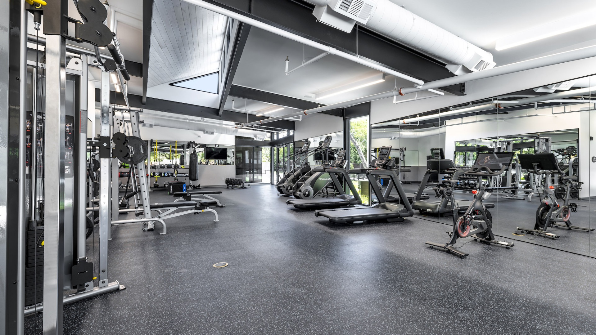 fitness center at perch